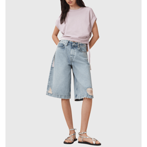 AllSaints Mira Cropped Drawcord T-Shirt